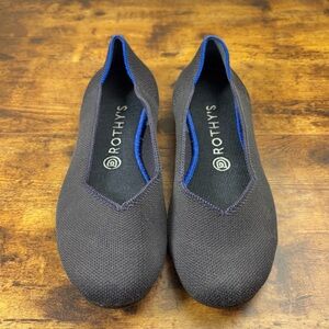 Rothys Ballet Flats Shoes Womens Size 8.5 Color Shale Rare
